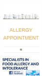 Mobile Screenshot of allergyappointment.com.au
